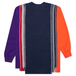 College 7 Cuts L/S Tee - Clemson Navy