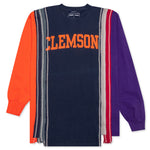 College 7 Cuts L/S Tee - Clemson Navy