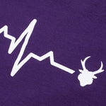 College 7 Cuts S/S Tee - Purple Grand
