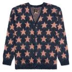 Mohair Cardigan - Blue/Grey