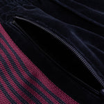 R.C. Velour Narrow Track Pant - Navy