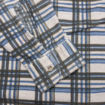 Ribbon Shirt - Blue/Olive