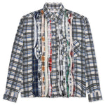 Ribbon Shirt - Blue/Olive
