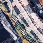 Ribbon Shirt - Navy/White
