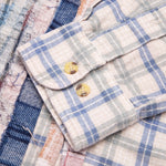 Ribbon Shirt - Off-White/Blue