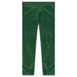 Velour Narrow Track Pant - Green