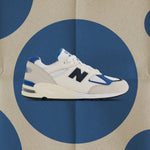New Balance 990v2 Made in USA - White/Blue