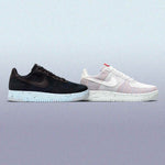 Air Force 1 Crater Flyknit - Black/Chambray Blue