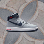 Women's Air Force 1 High 'New England'- Wolf Grey/College Navy/Red