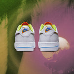 Air Force 1 LV8 (GS) - White/Multicolor/Medium Blue