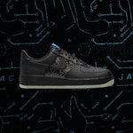 Air Force 1 '07 - Black/Light Blue Fury