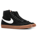 Blazer Mid '77 Suede - Black/White/Gum
