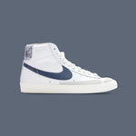 Blazer Mid '77 Washed Denim - White/Midnight Navy/Sail