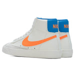 Women's Blazer Mid '77 - Sail/Total Orange/LT Photo Blue