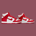 Dunk High (GS) - White/University Red