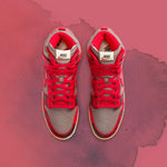 Dunk High 1985 SP "Red Acid Wash" - University Red/Chile Red