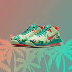 LeBron 9 Low "LeBronald Palmer" - White Lime/Bright Mango/New Green