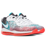 Lebron 8 V2 Low QS 'Miami Nights'- White/Solar Red