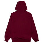 Sportswear Club Fleece Pullover Hoodie - Dark Beetroot/White