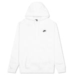Sportswear Club Fleece Pullover Hoodie - White/Black