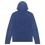 Sportswear Tech Fleece Washed Full-Zip Hoodie - Deep Royal Blue/Black
