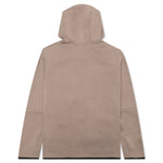 Sportswear Tech Fleece Washed Full-Zip Hoodie - Taupe Haze/Black
