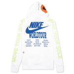 Sportswear World Tour Pullover French Terry Hoodie - White