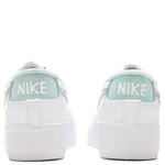 Women's Blazer Low Platform - White/Metallic Silver/Mint Foam