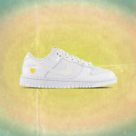 Women's Dunk Low Yellow Heart - White/Optic Yellow