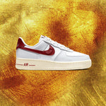 Womens Air Force 1 07 SE - Photon Dust/Team Red/Summit White