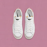 Women's Blazer Low '77 Jumbo - White/Pink Oxford/Rose Whisper