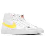 Women's Blazer Mid '77 Essential - White/Opti Yellow