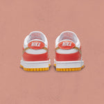 Women's Dunk Low - Orange/Metallic Gold