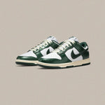 Women's Dunk Low `Vintage Green` - White/Pro Green/Coconut Milk