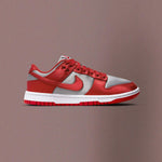 Women's Dunk Low - Medium Grey/Varsity Red/White