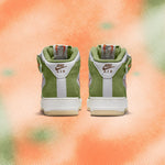 Air Force 1 Mid QS - White/Total Orange/Oil Green