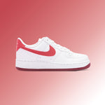 Women's Air Force 1 '07 'Adobe' - White/Adobe/Team Red/Dragon Red