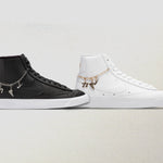 Women's Blazer Mid '77 LX - Black/Black/Metallic Silver