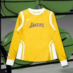 Nike x Ambush Los Angeles Lakers Women's L/S Jersey - Mineral Gold