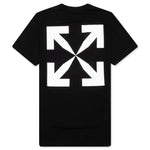 Blue Mona Lisa S/S Slim Tee - Black/White