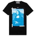 Blue Mona Lisa S/S Slim Tee - Black/White