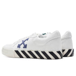 Low Vulcanized Canvas - White/Navy Blue