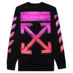 Marker L/S Tee - Black Fuchsia