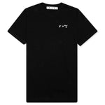 OW Logo S/S Slim Tee - Black/White