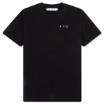 Flag S/S Slim Tee - Black/White