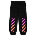 Marker Slim Sweatpant - Black/Fuchsia