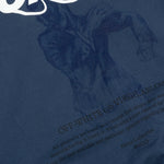 Mirko First Over Hoodie - Dark Blue/White