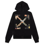 Pascal Arrow Slim Zip Hoodie - Black/White