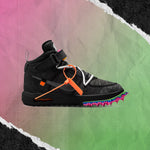 Nike x Off-White Air Force 1 Mid - Black/Clear Black