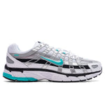 P-6000 - White/Dusty Cactus/Metallic Silver
